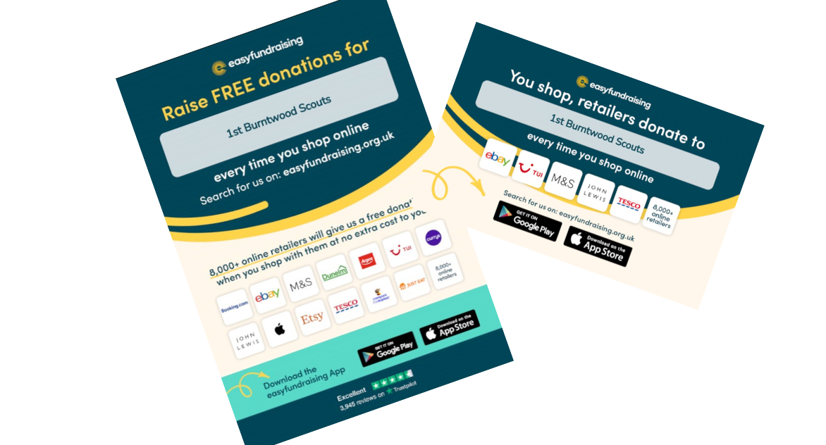 example handouts from easyfundraising